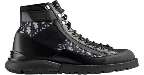 Dior Combat Ankle Boot Black Men's 